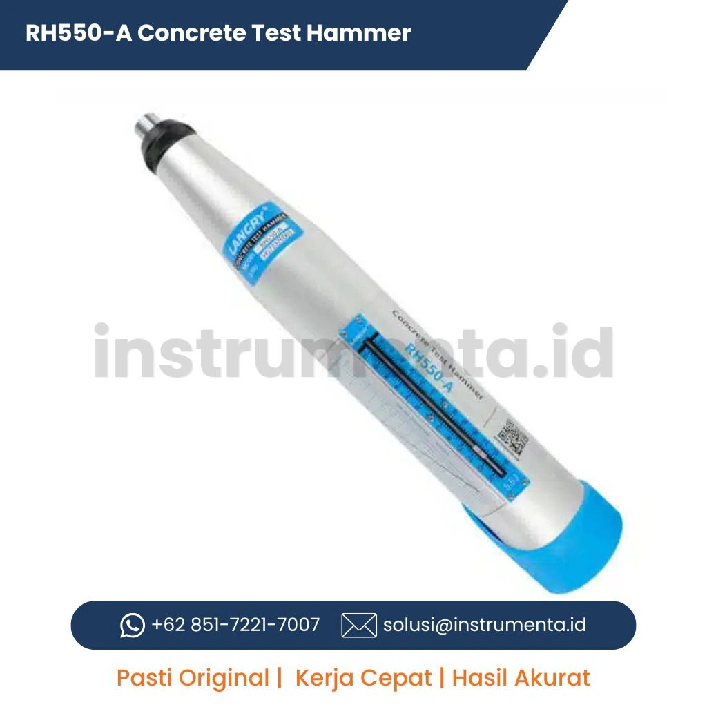 Authorized Distributor Concrete Test Hammer LANGRY RH550-A Rebound Hammer High Strength Concrete 5.5J